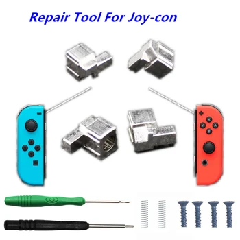 

Nintend Switch NS Joy Con Metal Lock Buckles Repair Tool for Nintendos Switch Joy-Con Controller w/ Screwdrivers Springs Screws