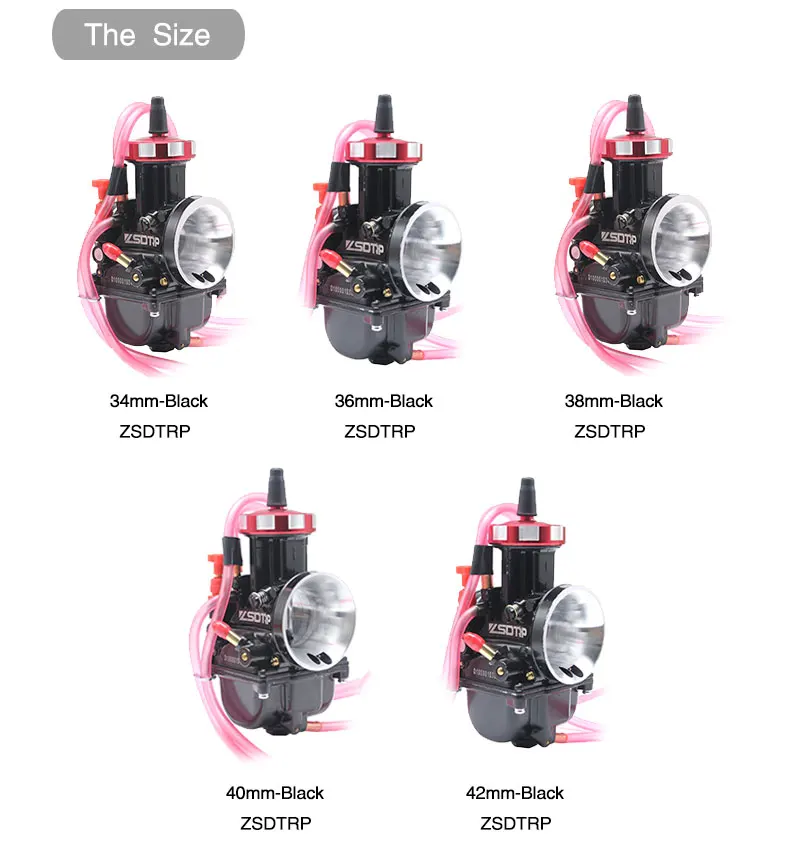 ZSDTRP PWK 34 36 38 40 42 мм мотоцикл PWK Карбюратор Carb для ATV UTV Внедорожный гоночный двигатель 150-600 куб. См От 2 до 4 лет двигатель