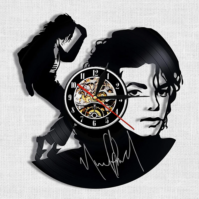 Настенные часы Michael Jackson современный дизайн музыкальная тема 3d наклейки поп