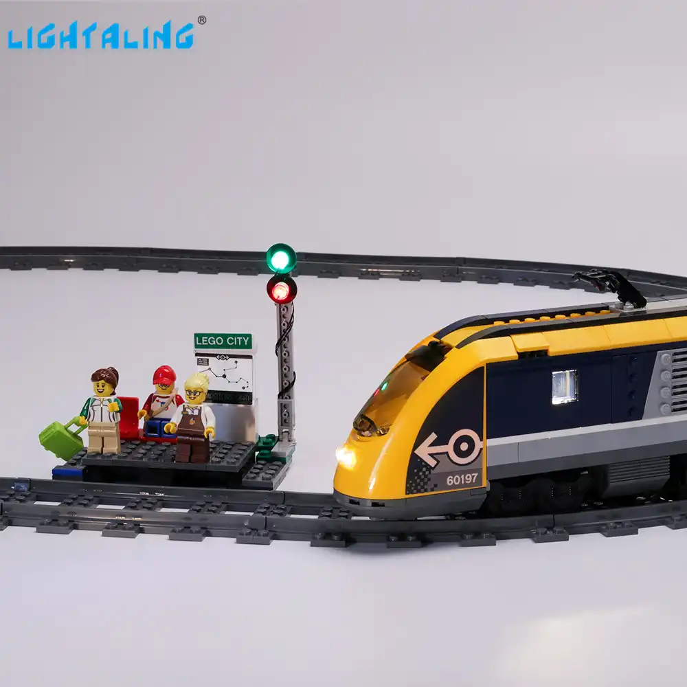 lego city passenger train building kit