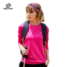 Походная Беговая футболка для девочек, женская спортивная футболка с круглым вырезом, длинная быстросохнущая походная тактическая одежда под рубашку, футболка для спорта