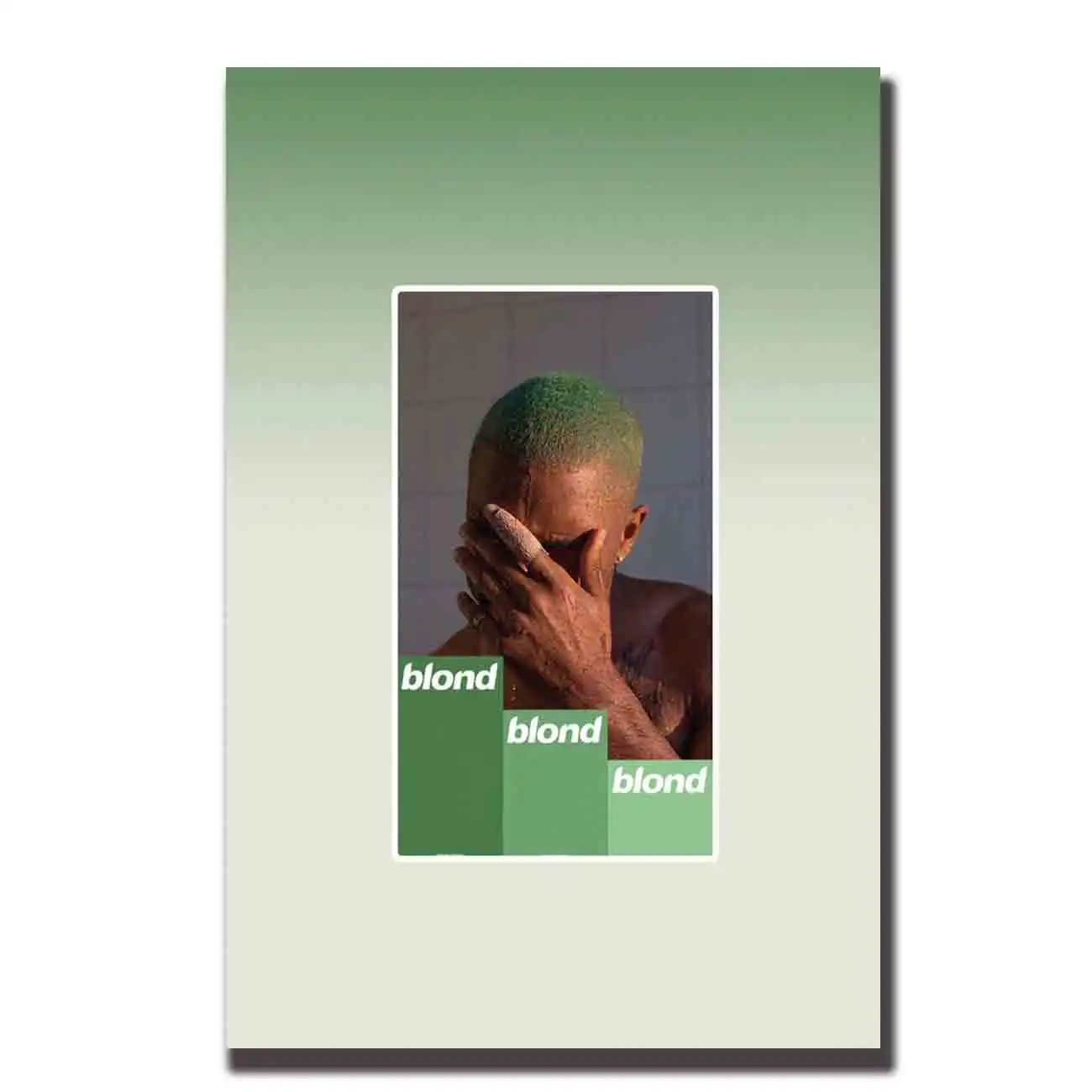 Best Art Poster frank ocean blond music singer star Top Hot Print painting14x21 12x18 24x36 27x40 wall pictures for living room