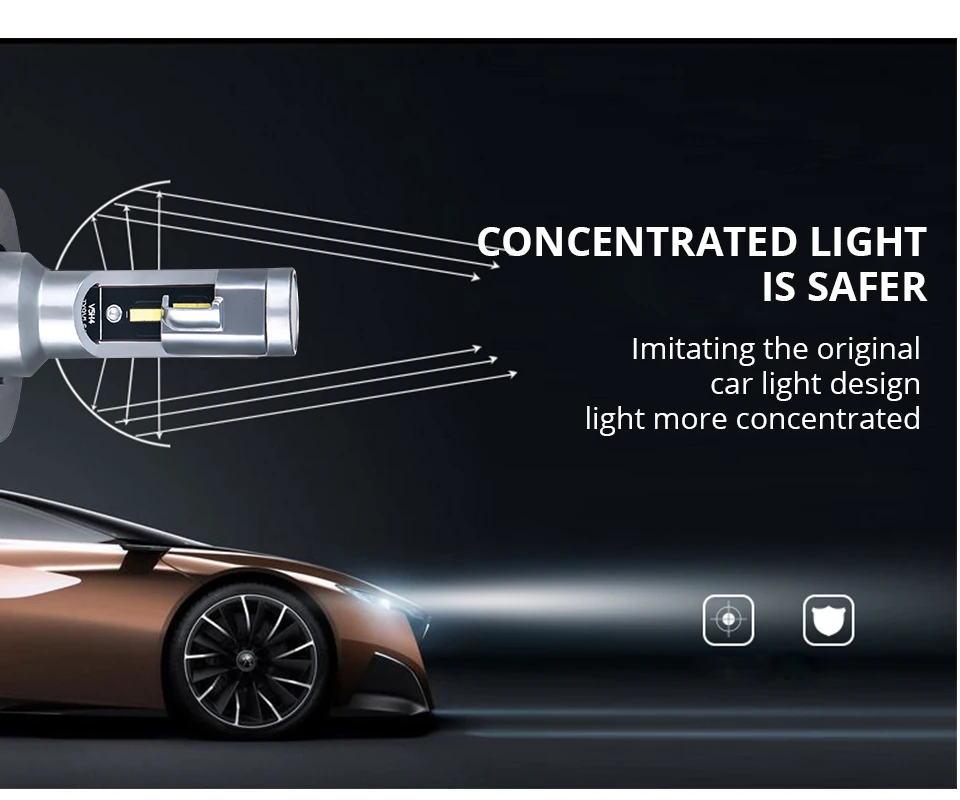 H7 H4 Led Car Headlight 12V 50W 10000LM H1 H11 H8 H9 Led Lamps For Cars 6500K 8000K 3200K PSX24W HB3 HB4 1860 Chips Auto Light  (4)
