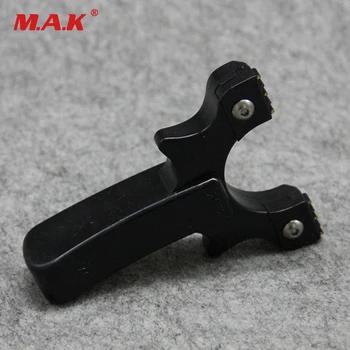 

1pc Precise Slingshot POM Plastic Clips Flat Rubber Band Slingshot with Optical Fiber Sight for Hunting Shooting