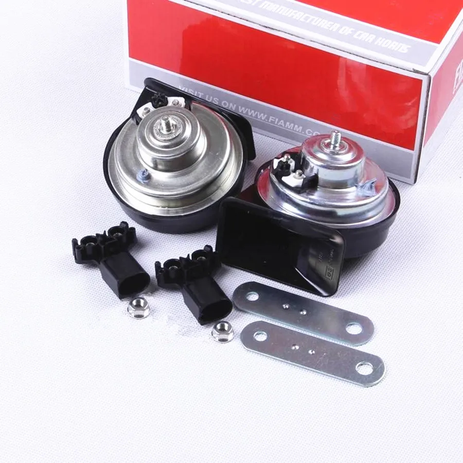 Car Horns Speaker Snail Horn Air Horns High Low Vibro Tone For VW