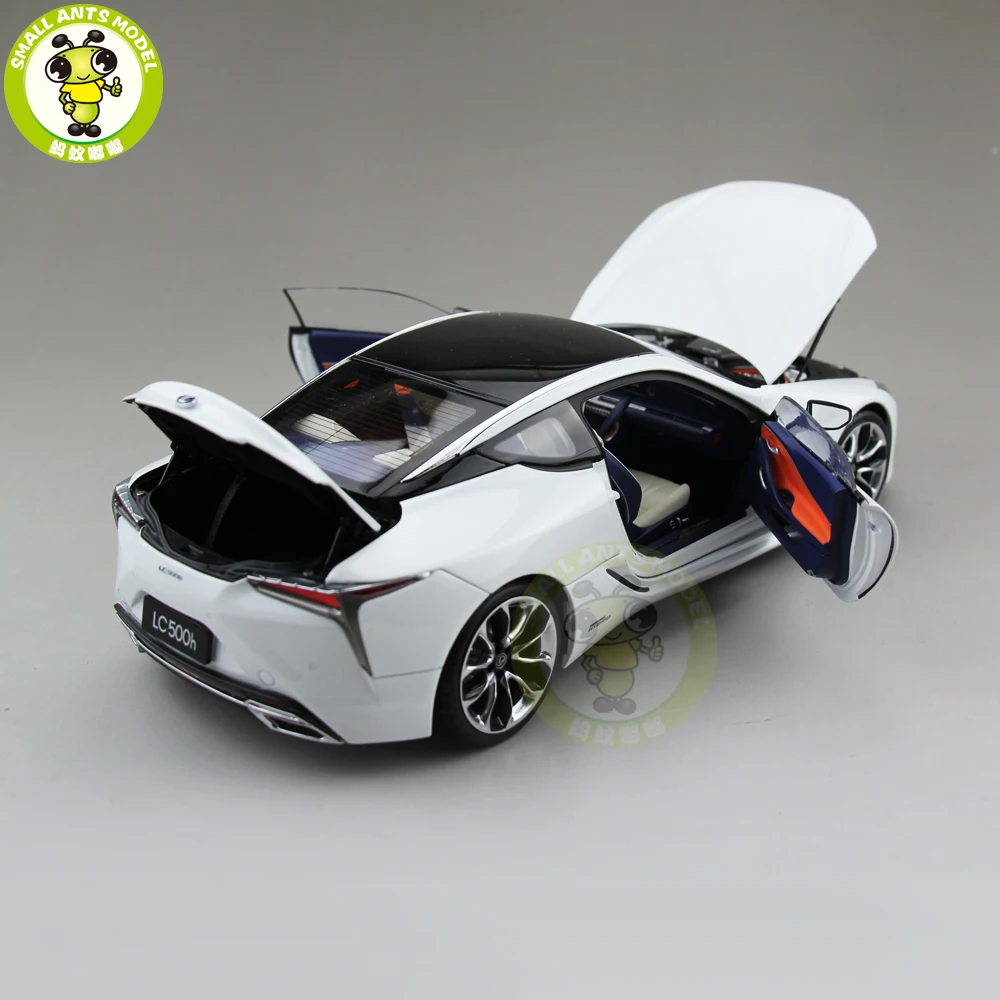 1/18 LC500 LC 500 h спортивный гоночный автомобиль литой под давлением Модель автомобиля игрушки для детей коллекция хобби подарок белый