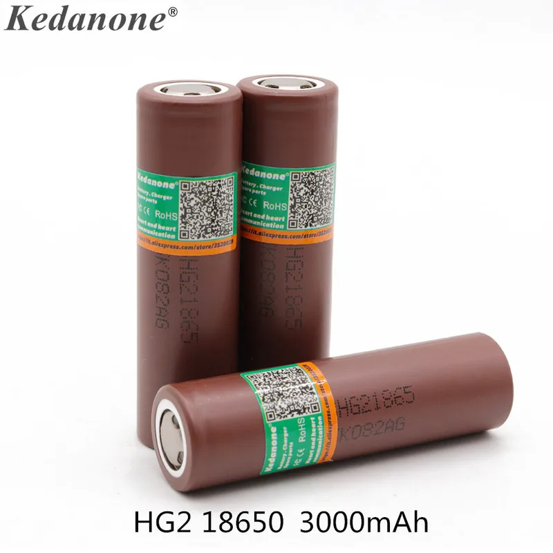 2019 новая 100% Оригинальная 18650 батарея HG2 3000 mah 3 7 v аккумуляторная для LG литиевая Mah