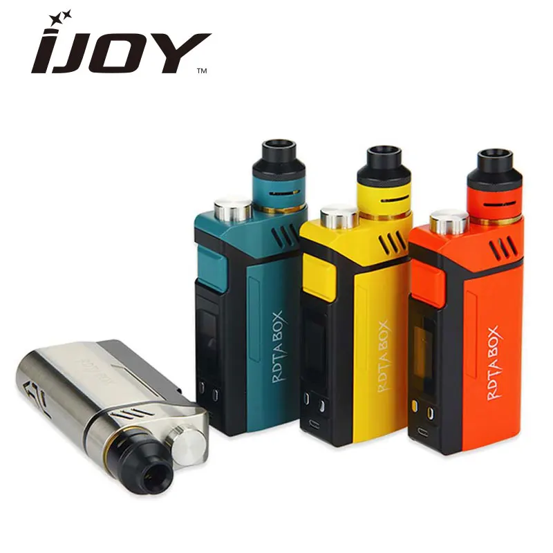 

Original IJOY RDTA BOX Mod 200W +12.8ml Large e-juice Tank Atomizer & RDTA BOX MOD & IMC-3/IMC-Coil 3 Coils e-Cigarette