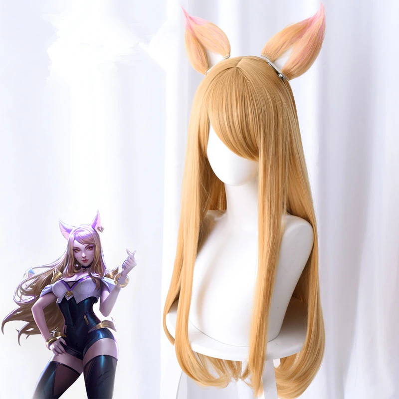 Custom Size LOL K/DA Ahri Cosplay Costume KDA Nine-Tailed Fox Ahri Costumes Uniforms Women Sexy Suits