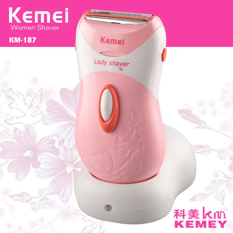 

Kemei Lady Shaver Armpit Hair Defeatherer for Women Epilator a Set for Depilation Cordless Use 220V