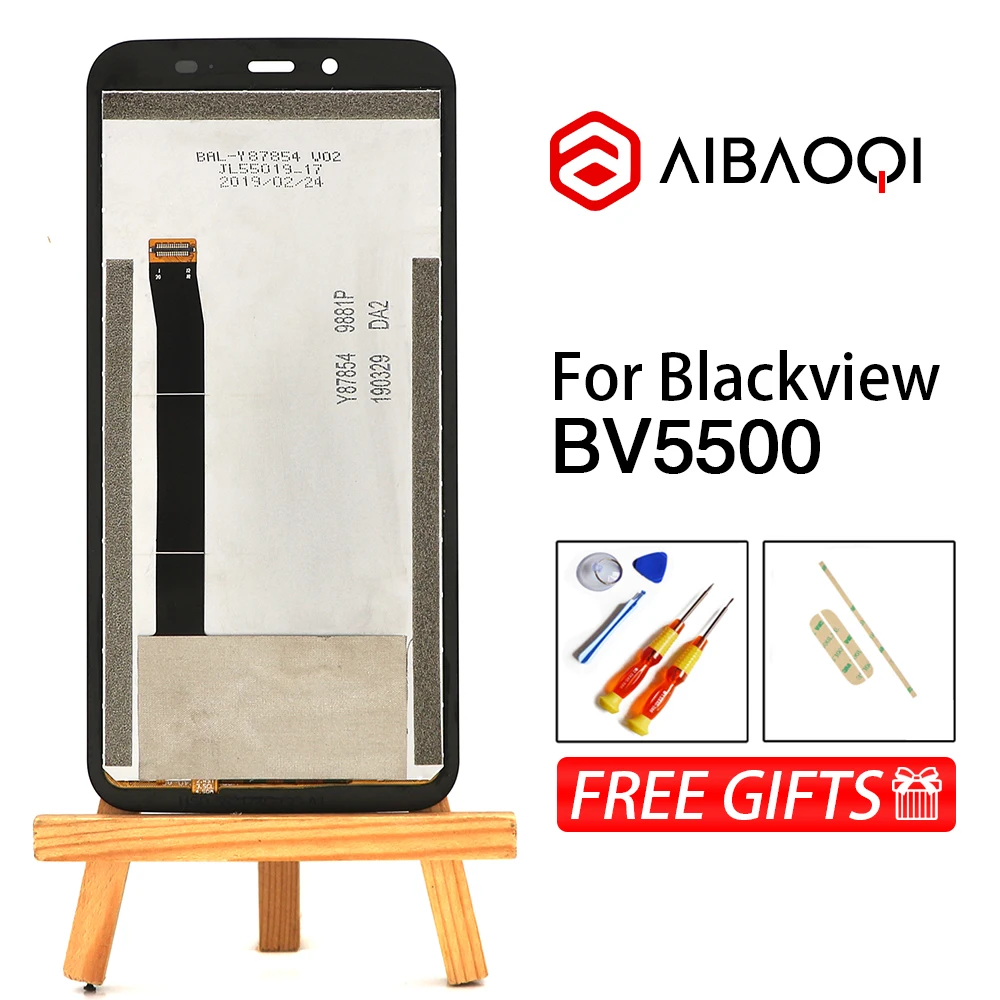 5,5 дюймовый сенсорный экран+ 1440x720 ЖК-дисплей для замены Blackview BV5500 Android 8,1 телефон