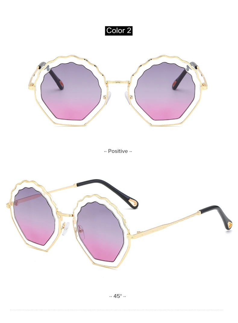 Круглые солнечные очки Женские уличные модные очки уличные стильные трендовые женские солнцезащитные очки готические модные