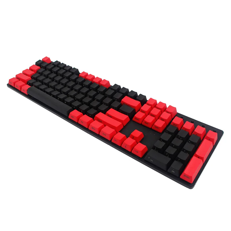 

Side Printed Thick PBT 104 Keys Keyboard Keycaps Profile OEM Height DIY Keyboard Key Caps For Cherry MX Mechanical Keyboard