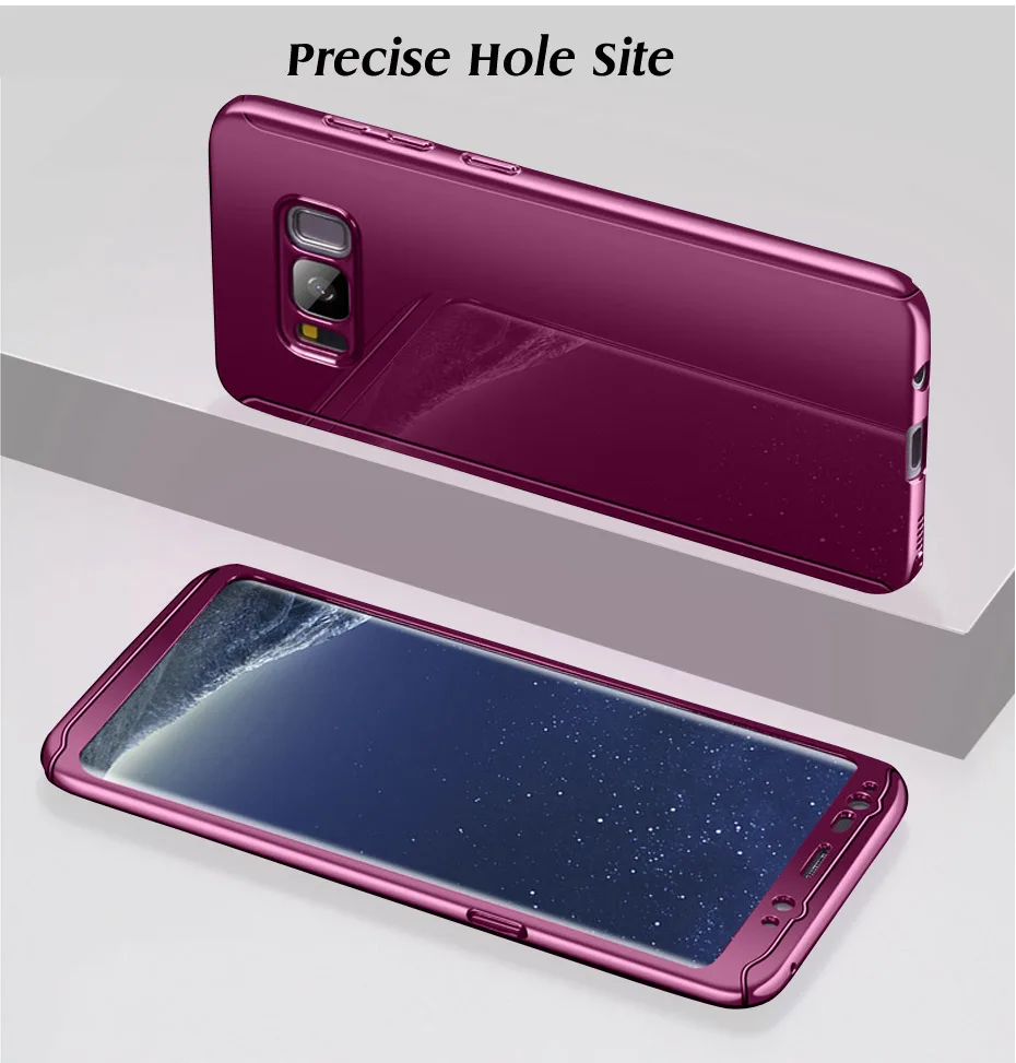 NKOBEE 3 in1 For Samsung Galaxy S8 Plus S7 Edge Note 8 Case Cover Luxury For Samsung S8 Case 360 Degree Full Protect Coque S8 (4)