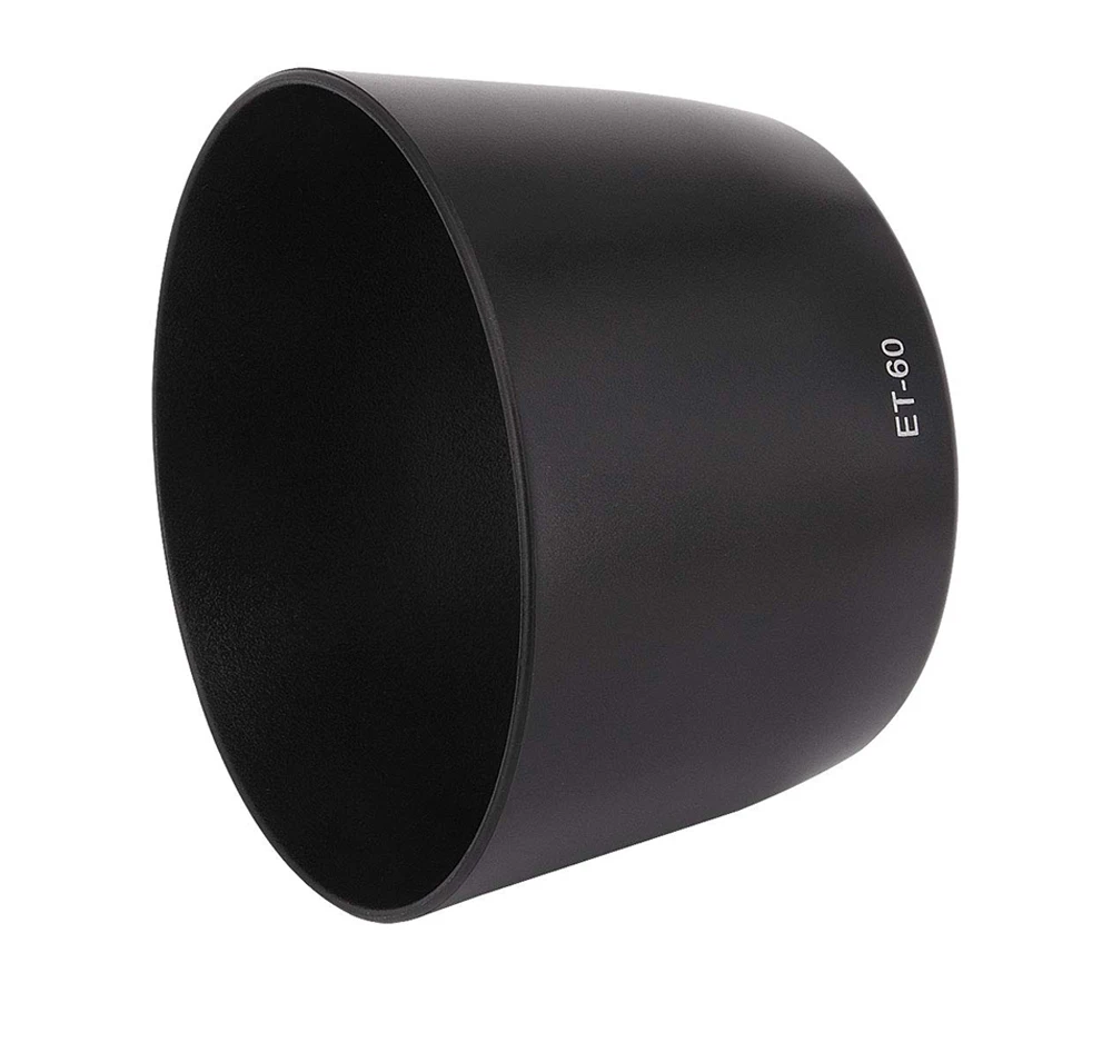Camera Lens Hood 58mm ET60 Lens Hood ET-60 For Canon 600D 650D T3i T2i T1i T3 XTi XT XSi EF EF-S 55-250mm 75-300mm 90-300mm Lens (4)