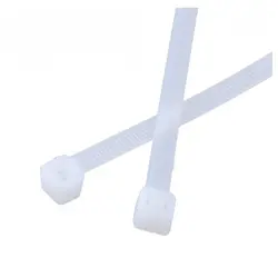 Белый Пластиковые Кабельные Зажимы молния зажимы полосы 7,6x450 мм дропшиппинг