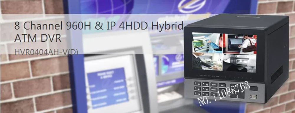 Оригинал Dahua английская версия 8ch 960 H & IP 4hdd Гибридный ATM видеорегистратор