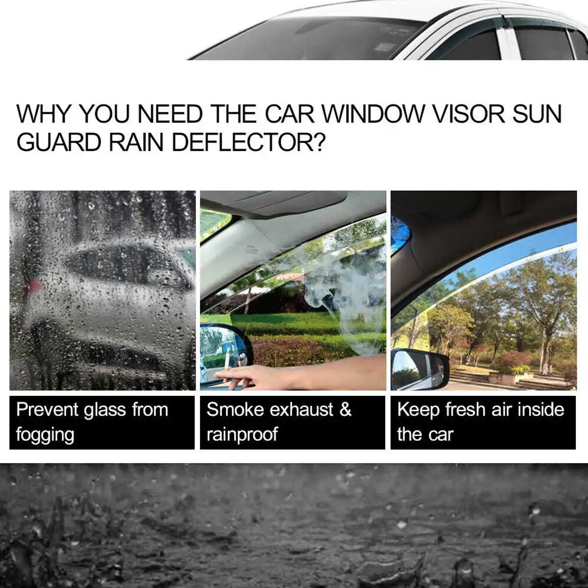 4 шт./компл. бокового ветра дефлекторы козырек для лобового стекла автомобиля Дождь гвардии дефлекторы для Toyota RAV4