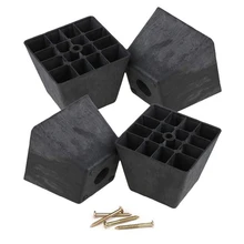 4 шт пластиковые трапециевидные ножки для мебели для дивана 80x98x65 мм