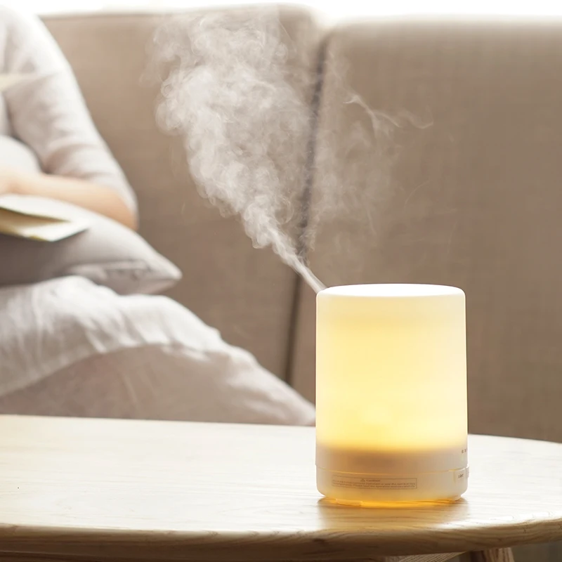 

Teesia Ultrasonic 300ML table Air Aroma Humidifier Essential Oil Electric Aromatherapy Aroma Diffuser lamps With LED Lights