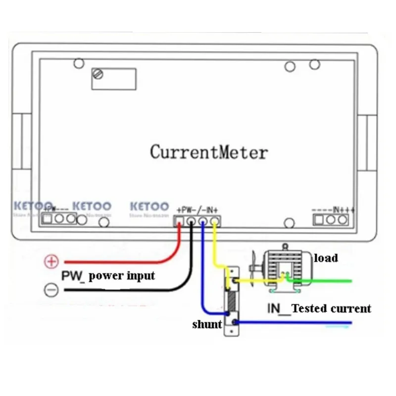 Цифровой амперметр постоянного тока от-300 до А постоянного тока 0~+/-300 а ЖК-Амперметр Источник питания переменного/постоянного тока 8-12 в амперметр
