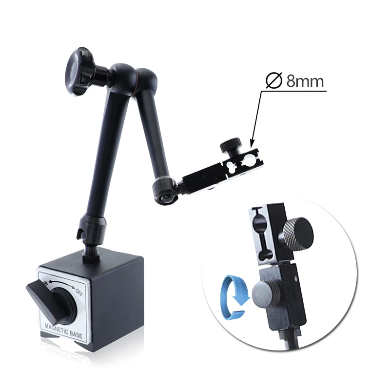 Billig Magnetische Basis Halter 200mm 350mm Anzeige Magnetic Stand Universal Flexible Für Ebene Messuhr Mess Werkzeug