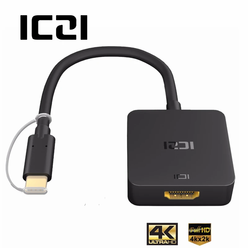

ICZI 4K USB C Type C to HDMI Cable Adapter Thunderbolt 3 USB C HDMI Cable for MacBook Chromebook Pixel Samsung S8 S9