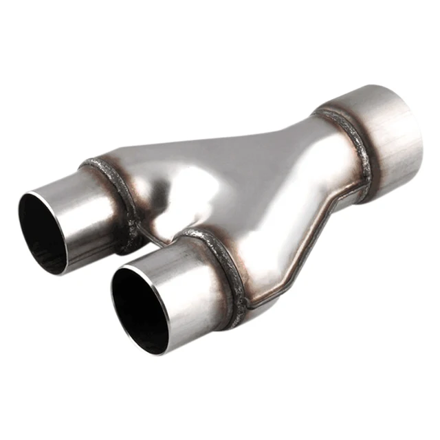 Buy 1 pcs Exhaust Y Pipe Adapter Connector 3 inch