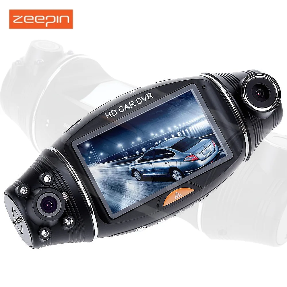 

Zeepin Car DVR Dash Cam 2.7 Inch HD Dual Camera Lens Rear View IR Night Vision GPS Positioning Camera Recorder