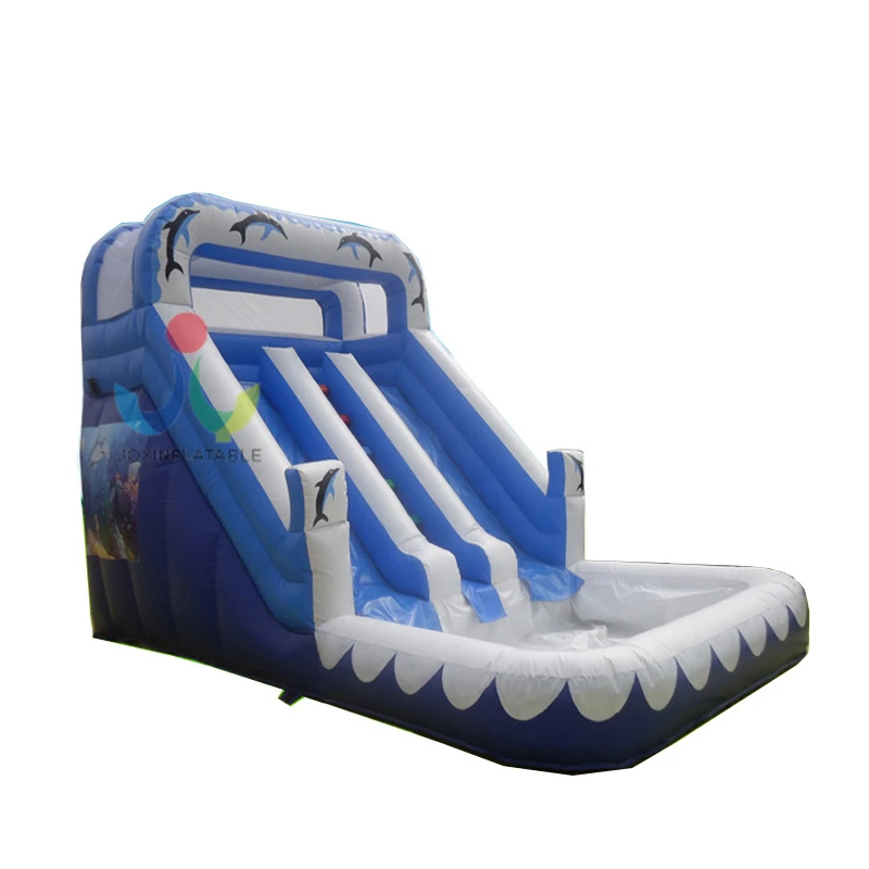 

Children mobile inflatable water slide with swimming pool inflatable products for sale