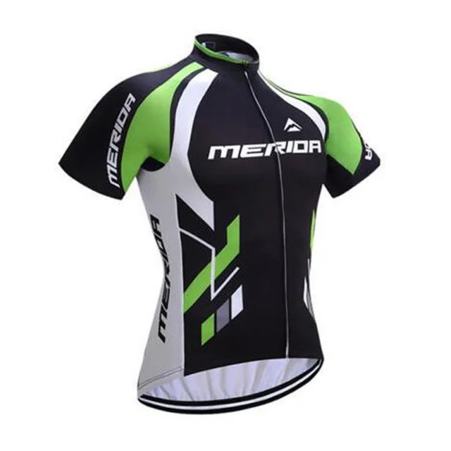 Cheap 2018 Pro Team merida Cycling Clothing short sleeves Men Cycling jersey MTB bike shirts Ropa Ciclismo bicycle Sportswear B2801