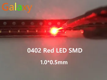 

2000PCS 0402 Led Surface Mount 0402 Red Smd/smt Led Super Bright Lamp Lights-emitting Diodes 0402 SMD LED 620-625NM