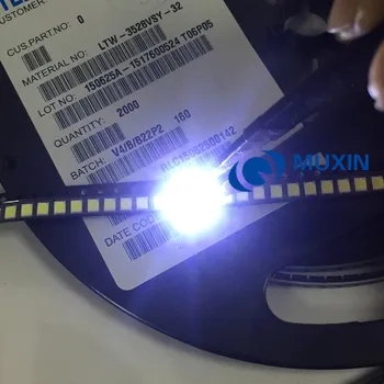 

100PCS LITEON LED Backlight 1.5W 3V 3528 2835 1210 Cool white LED LCD TV Backlight TV Application LTW-3528VSY-40