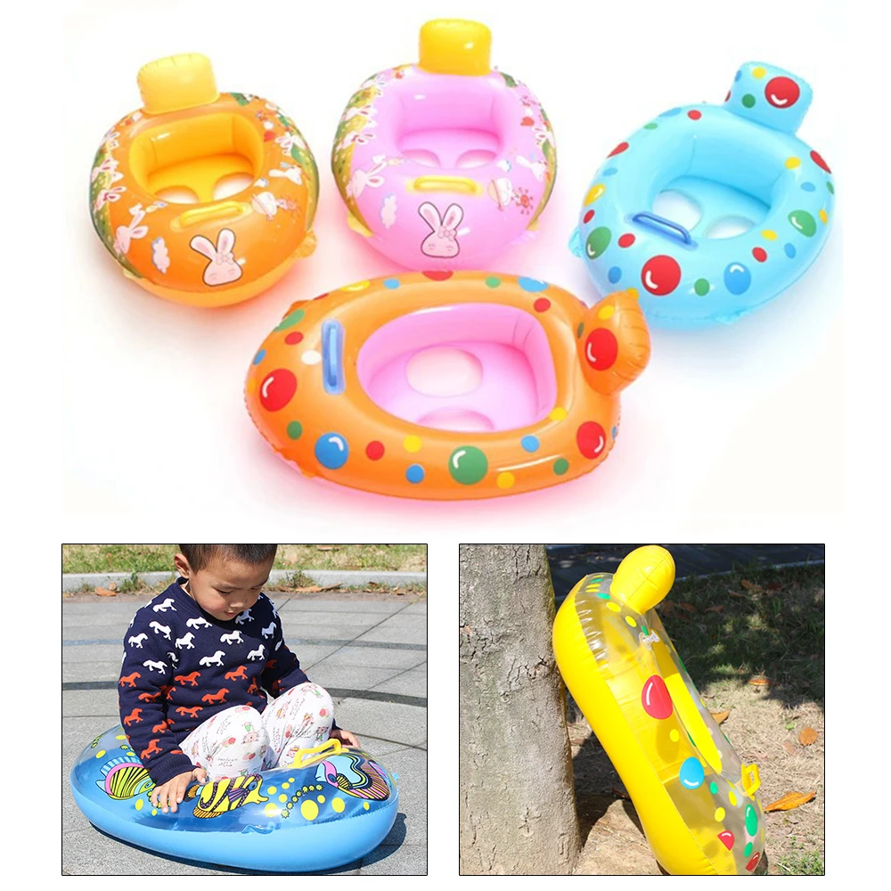 

Swimming Pool Baby Safety Inflatable Ring Swim Float Summer Water Fun Pool Toys Swim Ring Seat Boat Inflat Wheels Water Sport