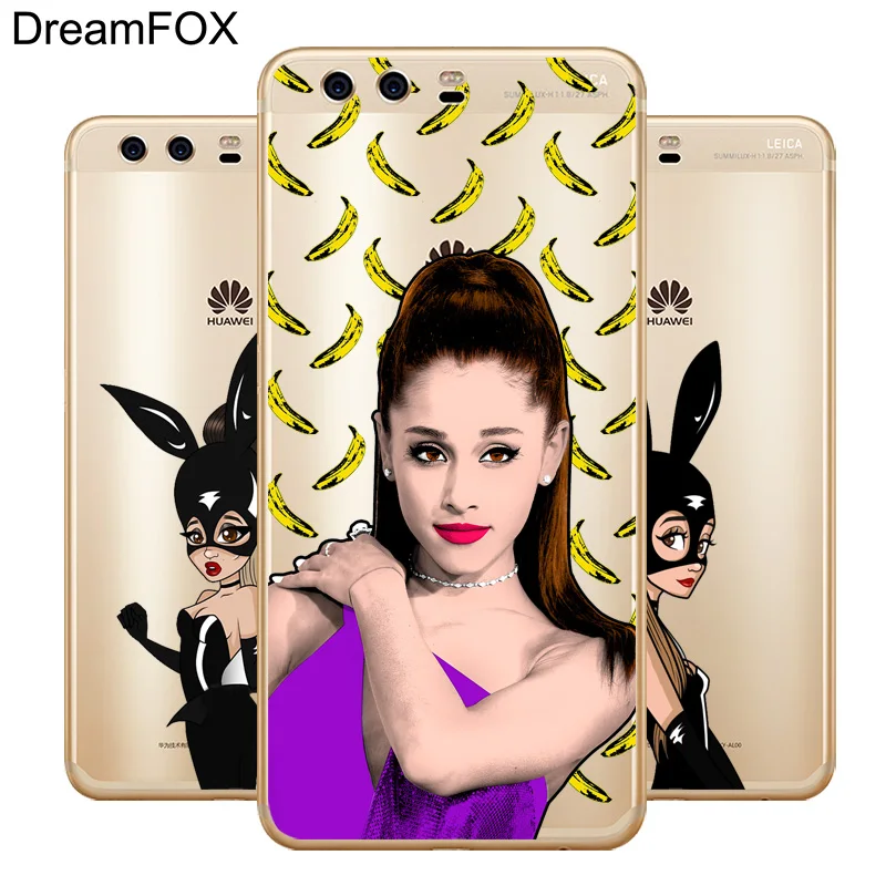 Мягкий силиконовый чехол из ТПУ DREAMFOX L562 Ariana Grand для Huawei P8 P9 P10 Lite Plus 2017 Honor 8 Pro 9 6X |