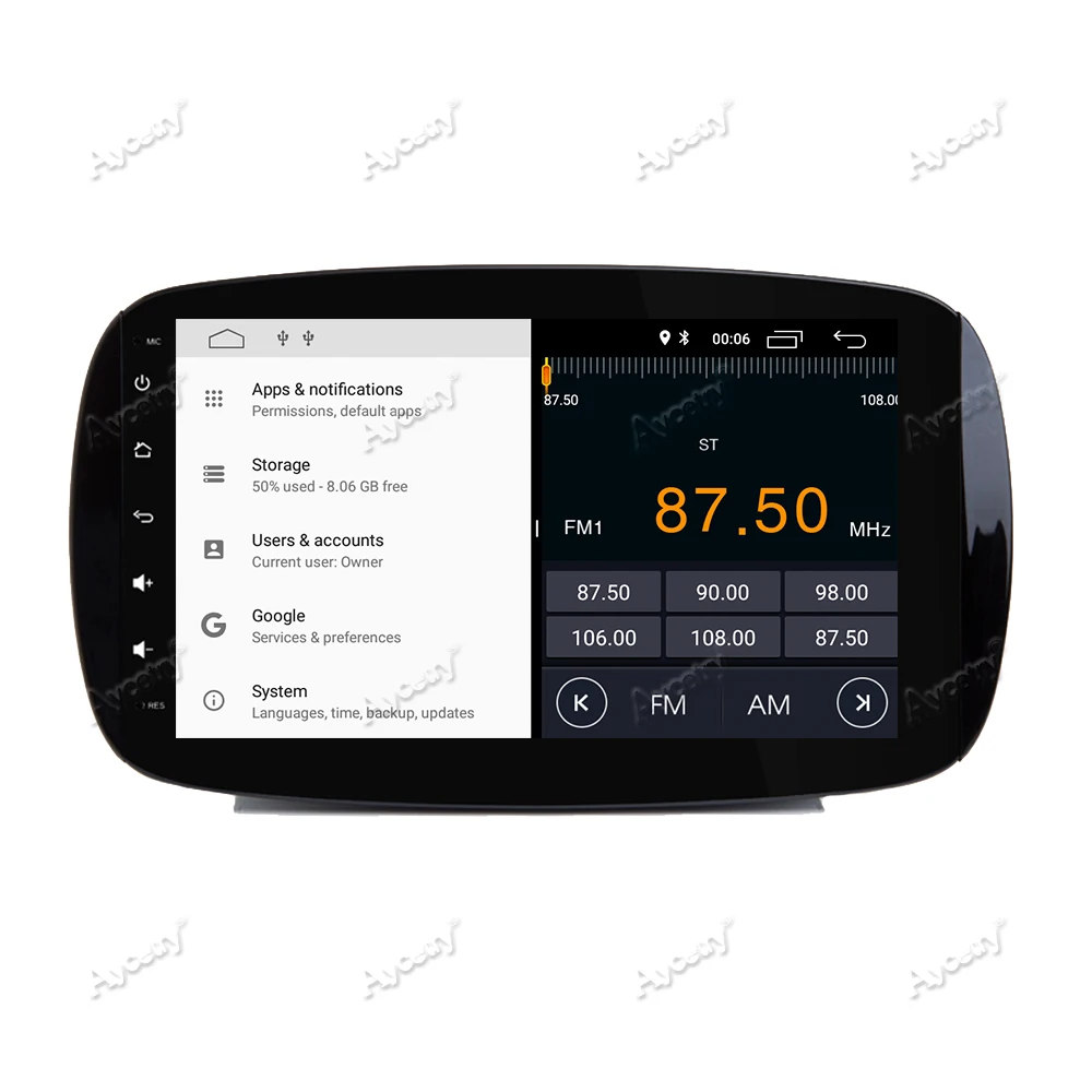 Best 8 core 4G 64G Android 9.0 Car multimedia dvd GPS autoradio for Mercedes/Benz Smart Fortwo 2016 2017 2018 car Radio OBD2 FM DSP 21