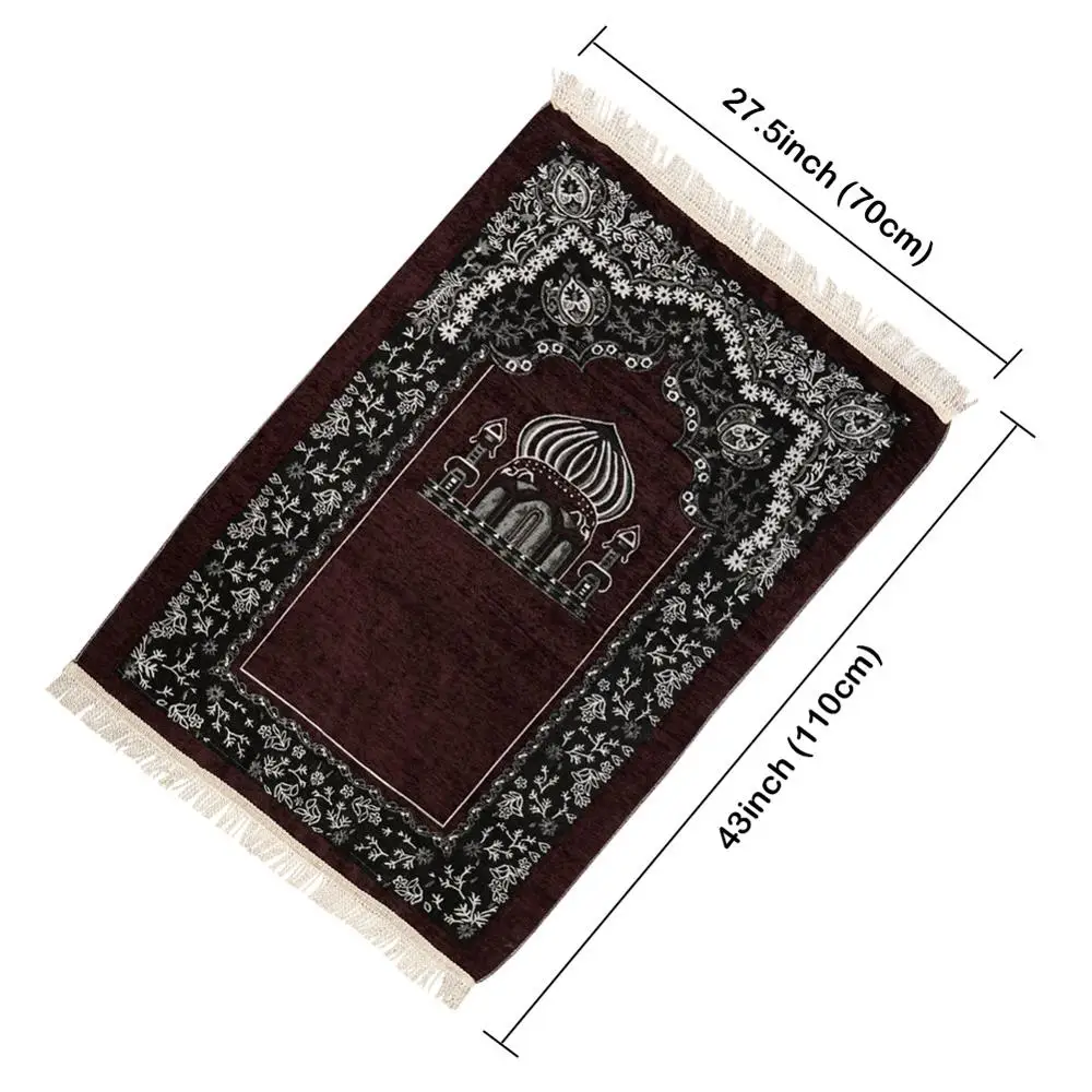 OurWarm Eid Mubarak мусульманский Карманный молитвенный коврик ковер хлопок коврик для путешествий Подарок для гостей спальня Рамадан кареем вечерние украшения - Цвет: Prayer Mat