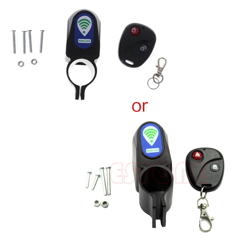 

Wireless Remote Control Lock Bicycle Cycling Security Vibration Alarm Anti-theft