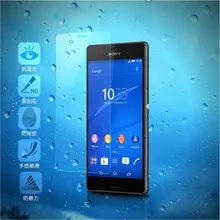 9H Tempered Glass Screen Protector Film For Sony Xperia X C3 C4 C5 E3 E4 E4g Z1 Z3 Plus Z5 Compact Premium M2 M4 Aqua M5 Case