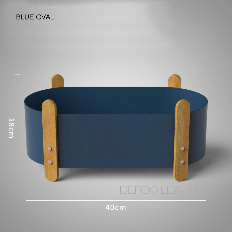 dark blue oval