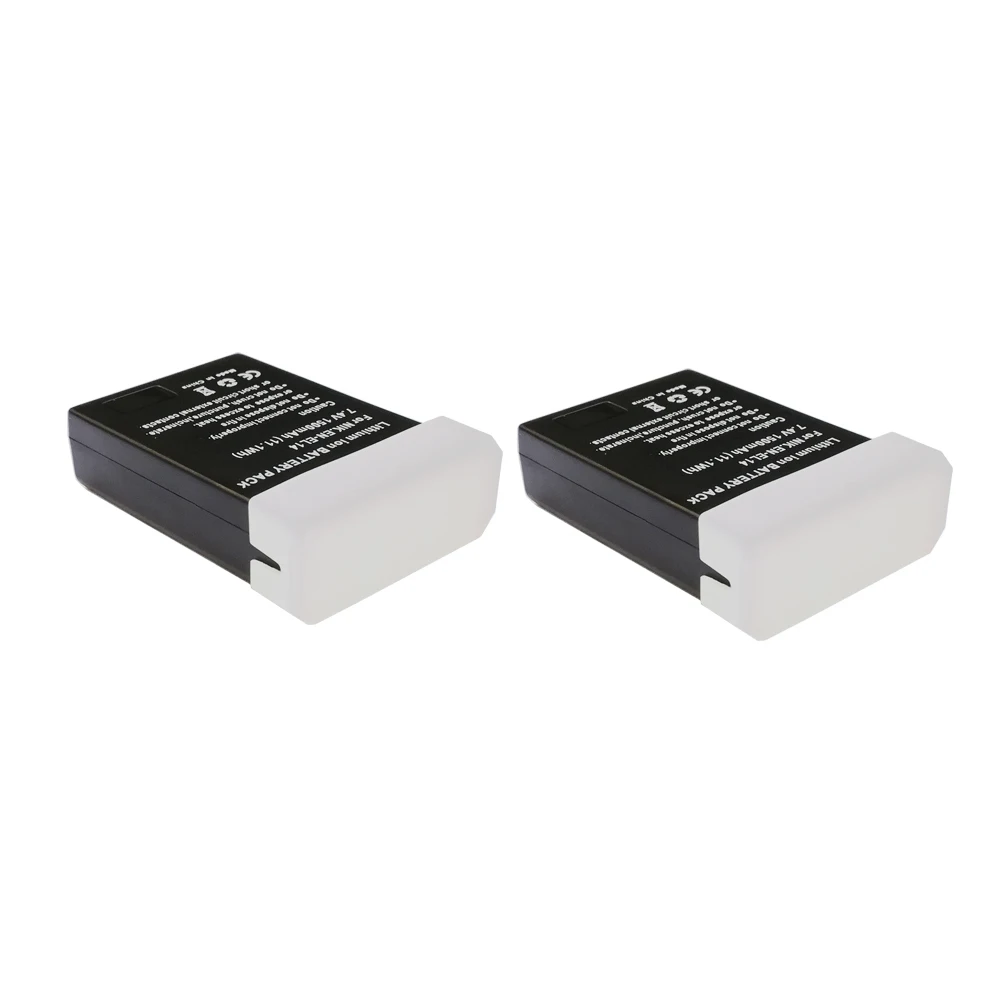 2x EN EL14 EL14a батареи ENEL14 + двойное зарядное устройство для Nikon P7800 P7700 P7100 P7000 D5500 D5300 D5200