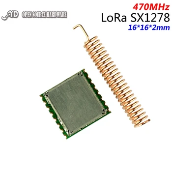 

5pcs 100W LOra Spreading High Sensitivity FYD1276-D01 XS1278 433MHz 470MHz Wireless Transceiver Module 16*16mm