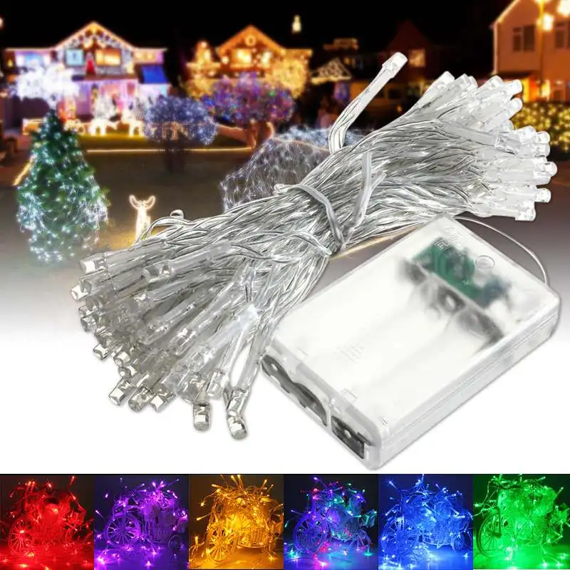 

Smuxi 10M Waterproof Led String Light Battery Powered LED Funky ON/Twinkling Lamp LED Fairy String Lights