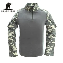 Männer Tactical Gear Militärische Airsoft Spezielle Ops Combat Shirt Camouflage Licht Gewicht Schnelle Assault Langarm-shirt Frosch Hemd