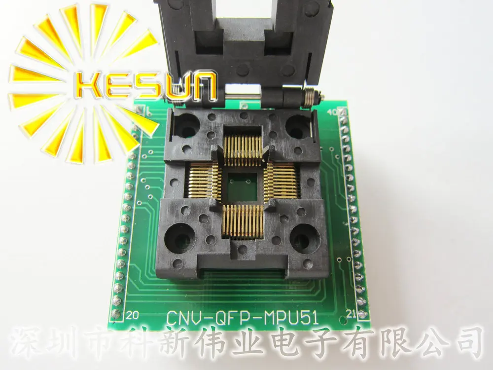 Free shipping CHIP PROGRAMMER SOCKET TQFP44 QFP44/ PQFP44 TO DIP40 adapter socket support MCU-51 chip цена Free shipping CHIP PROGRAMMER SOCKET TQFP44 QFP44/ PQFP44 TO DIP40 adapter socket support MCU-51 chip цены онлайн