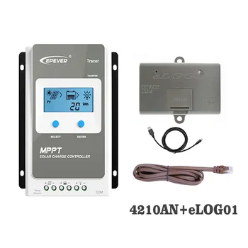 

Tracer4210AN 40A MPPT Solar Panel Charge Regulator charger battery 4210AN eLOG01 Real-time working data record function