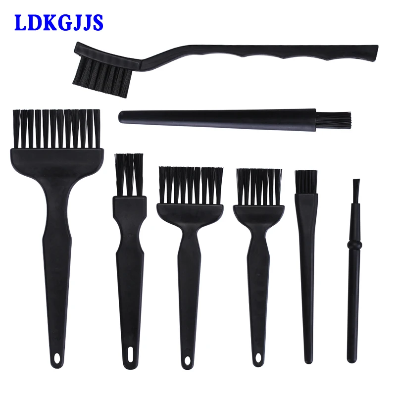 

8pcs/lot ESD Safe Anti Static Brush Set Cleaning Tool for Mobile Phone Tablet PCB BGA Repair Work