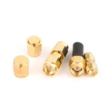 5 шт. комплект калибровки SMA радиочастотный коаксиальный тестовый разъем короткий/нагрузка/открытый/через тип золото DC до 3 ГГц SMA калибровочный комплект
