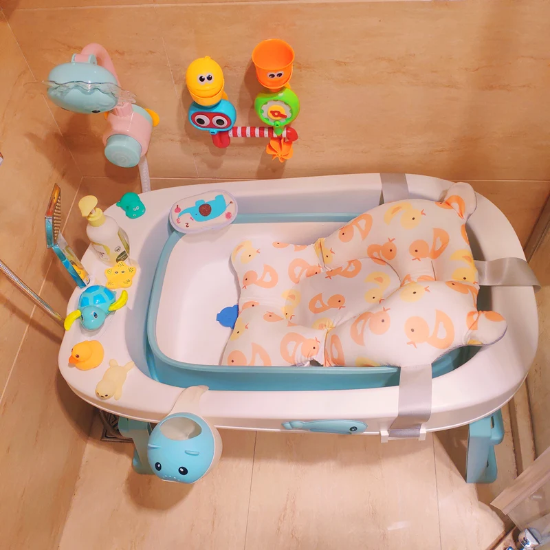 

Newborn PP Folding Bath Tub Baby Swim Tubs Baby Eco-friendly Bath Body Washing Portable Folding Children Kids Care Bathtub