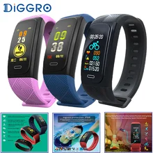 Diggro UW200 смарт-браслет цветной экран IP68 Водонепроницаемый gps фитнес-трекер пульсометр напоминание о звонках умный Браслет